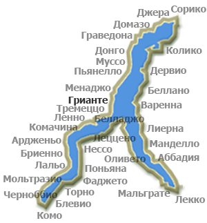 Карта Грианте