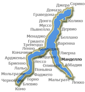 Карта Манделло Ларио