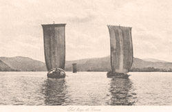 Старинные открытки Судоходство на озере Комо